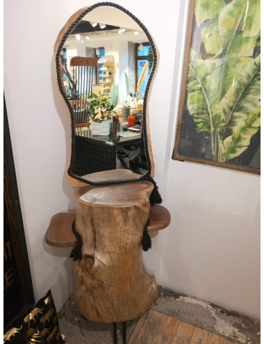 Oak wood mirror boudoir
