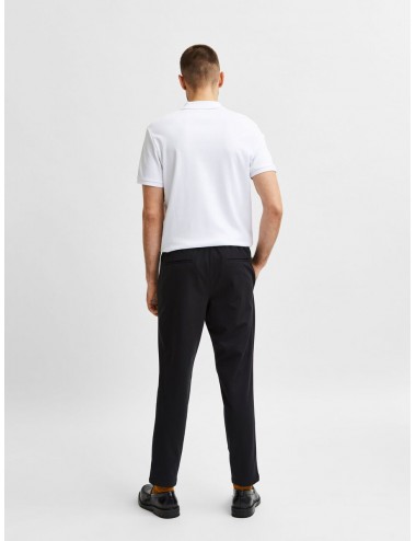 SELECTED HOMME PERFORMANCE STRING TROUSERS BLACK