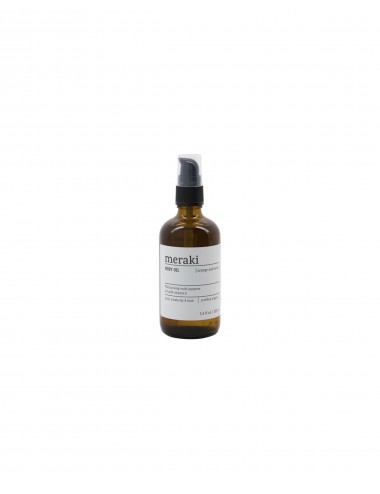 Meraki Body oil, Orange & herbs, 3.4 fl.oz/ 100 ml., Cosmos Organic