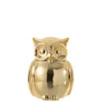 Owl Porcelain Gold Small
