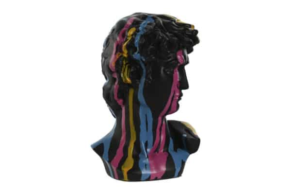 Item FIGURE RESIN 10X9X15 BUST BLACK