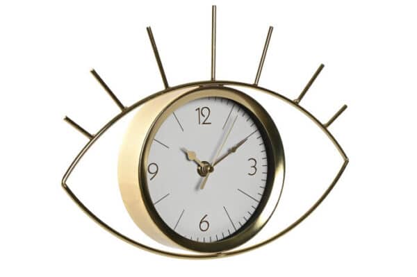 ITEM CLOCK METAL 29X4X22 EYE GOLDEN