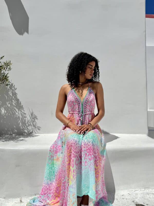 AISHA HI LOW DRESS LONG COACHELLA
