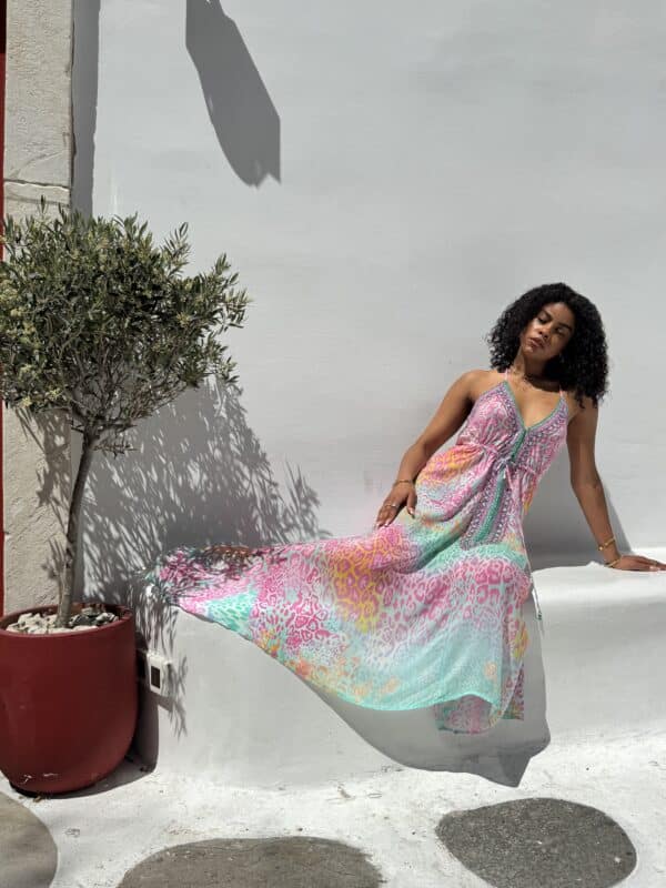 AISHA HI LOW DRESS LONG COACHELLA - Image 4