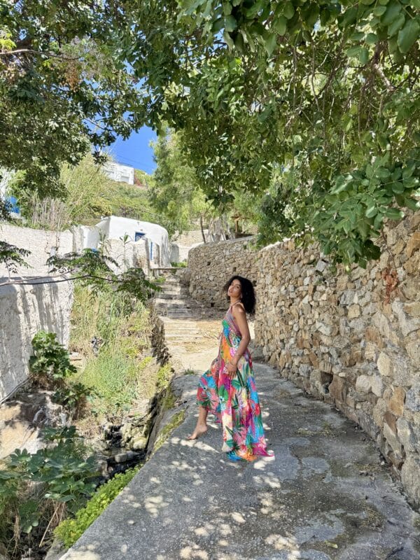 AISHA HI LO DRESS TROPICAL LONG - Image 2