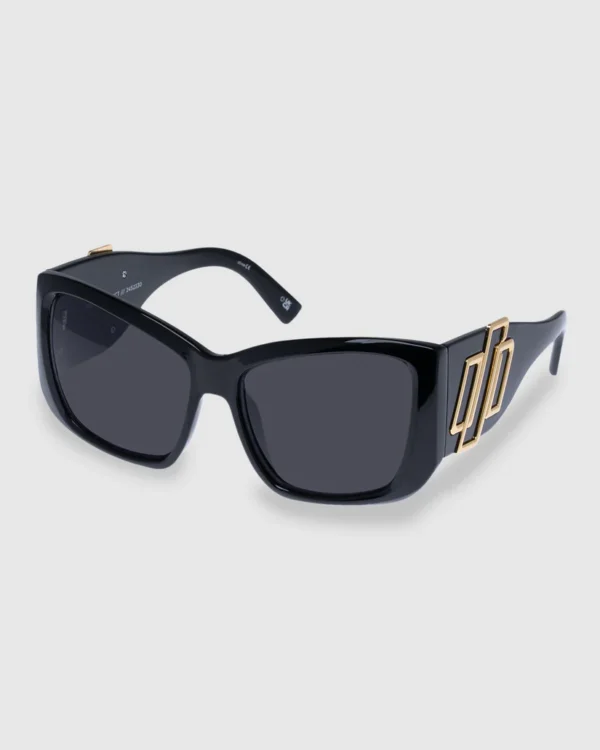 LE SPECS PRIMAL INSTINCT BLACK OVERSIZED - Image 2