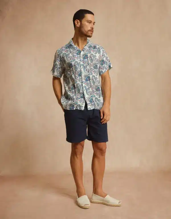 BOWLING CASABLANCA LINEN SHIRT - Image 3