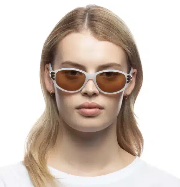 LE SPECS BOMBSHELL WHITE