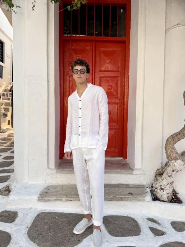 Costa Lekka Collection 100% linen pants - Image 3