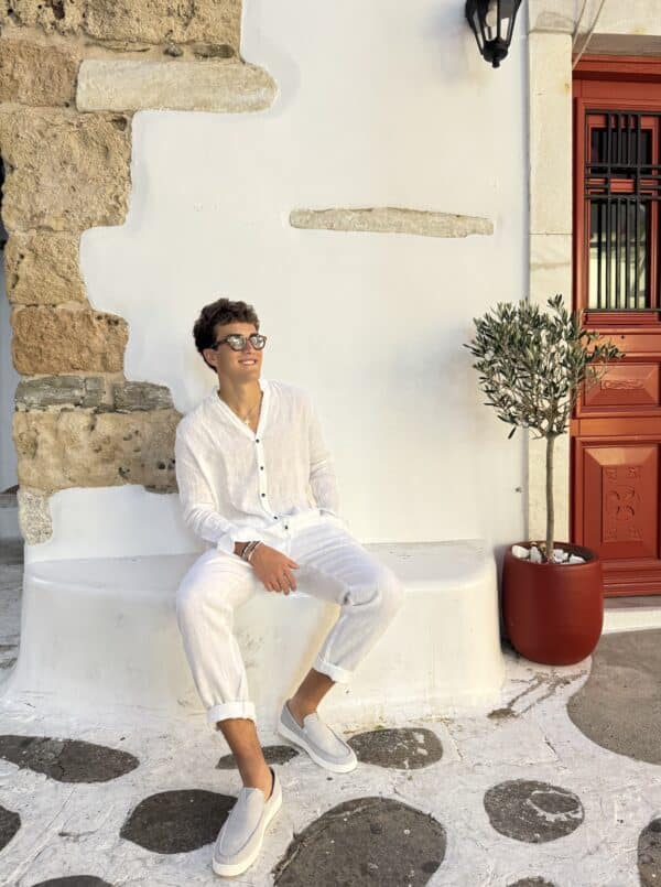 Costa Lekka Collection 100% linen shirt - Image 2