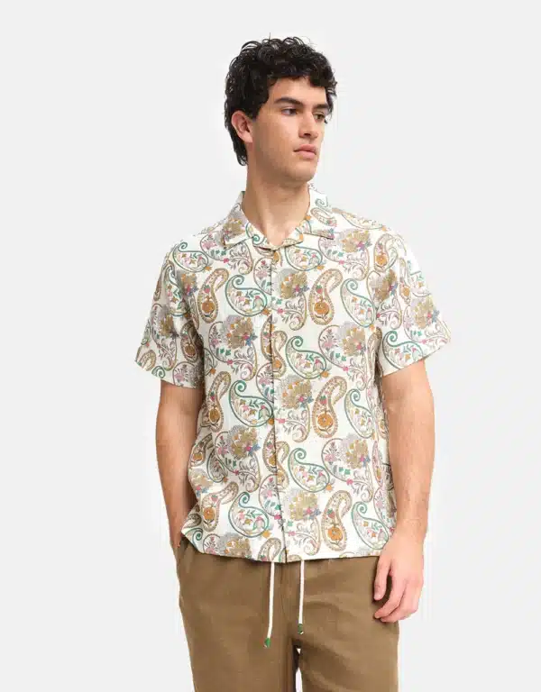 BOWLING CASABLANCA WHITE LINEN SHIRT - Image 2