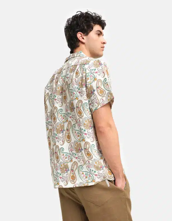 BOWLING CASABLANCA WHITE LINEN SHIRT - Image 4