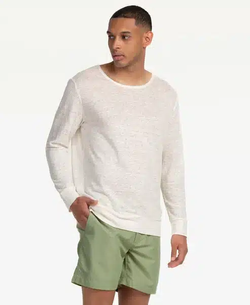 SWEATSHIRT LINEN BLANC
