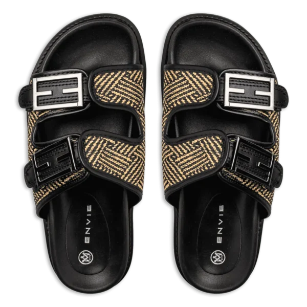 FLATFORM SANDALS BLACK