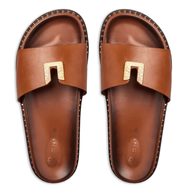 FLATFORM SANDALS CAMEL
