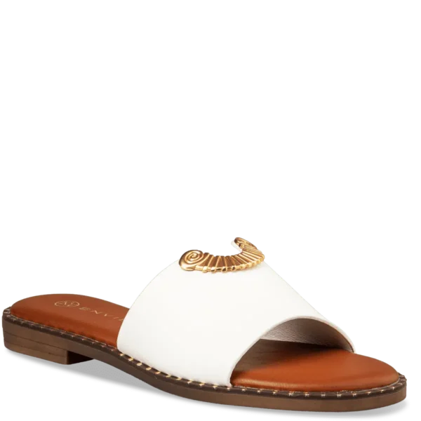 FLAT SANDALS WHITE - Image 3