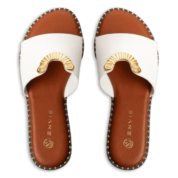 FLAT SANDALS WHITE