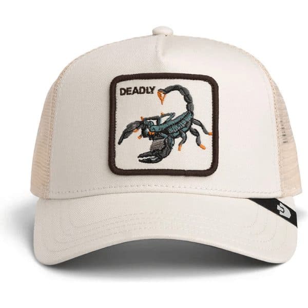 Goorin Bros Deadly Scorpion The Farm Beige Trucker Hat 1 1 
